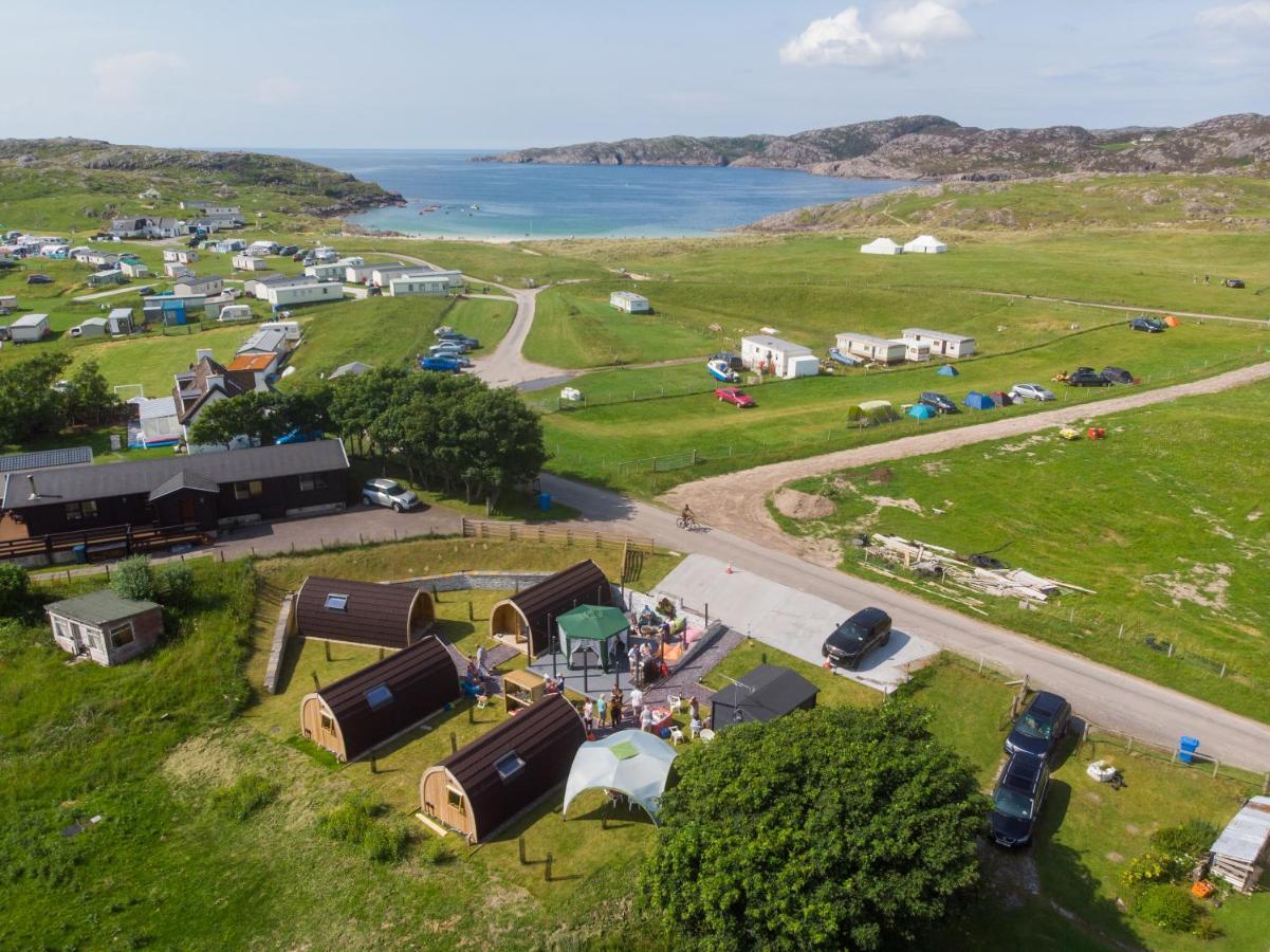 North Coast 500 Pods Hotel Achmelvich Eksteriør billede